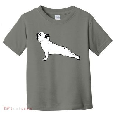 Bulldog Yoga Pose Toddler T-Shirt