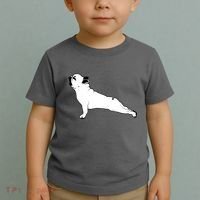Bulldog Yoga Pose Toddler T-Shirt thumb 2