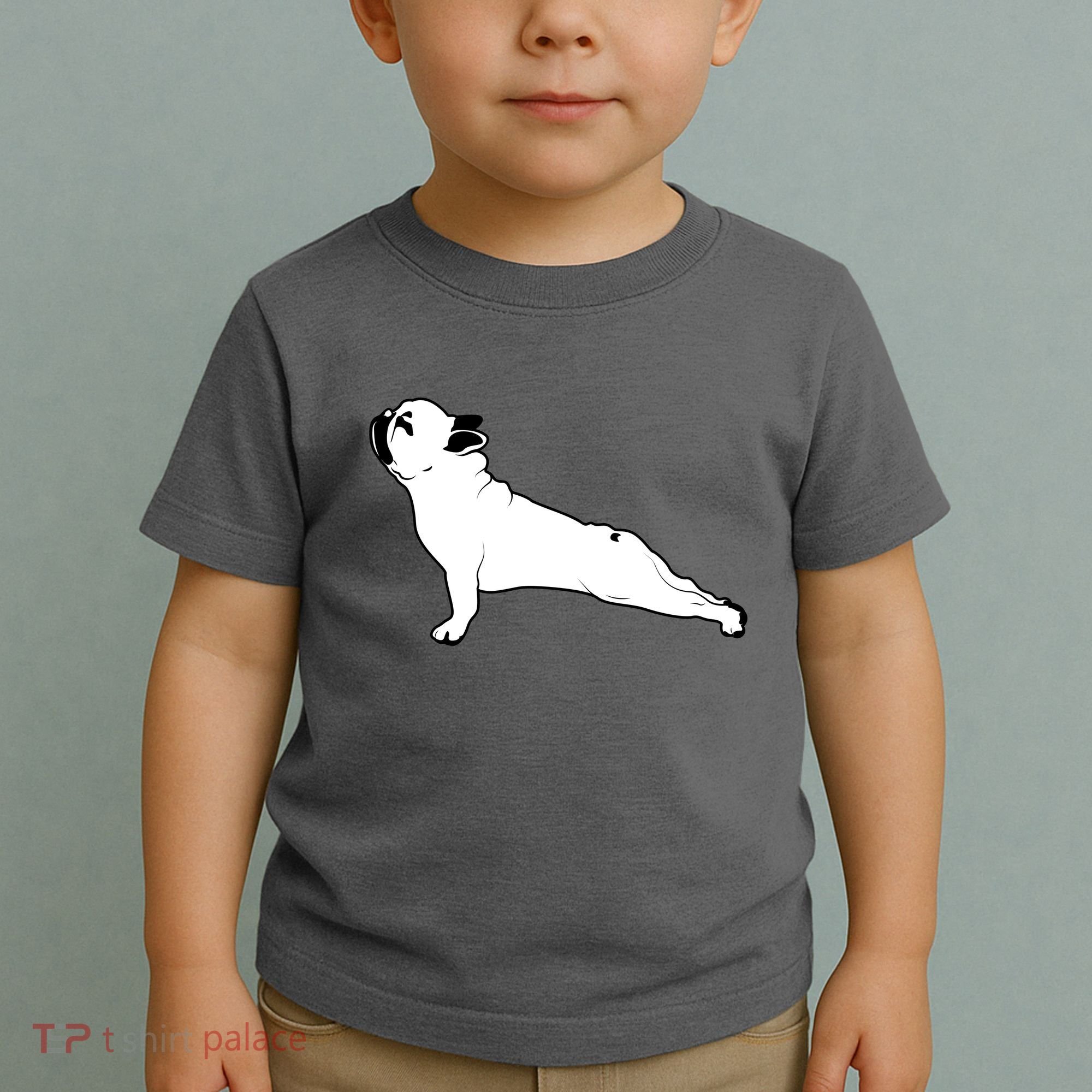 Bulldog Yoga Pose Toddler T-Shirt