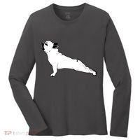 Bulldog Yoga Pose Women's Long Sleeve Shirt thumb 0