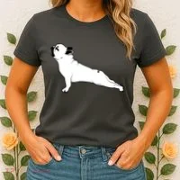 Bulldog Yoga Pose Women's T-Shirt thumb 2