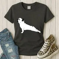 Bulldog Yoga Pose Women's T-Shirt thumb 3