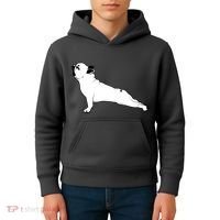 Bulldog Yoga Pose Kids Hoodie thumb 4