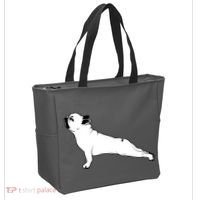 Bulldog Yoga Pose Tote Bag thumb 2
