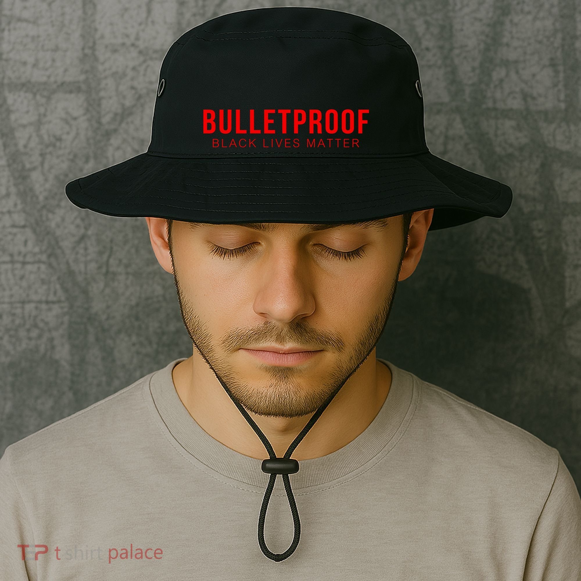 Bulletproof Black Lives Matter Logo Bucket Hat