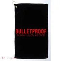 Bulletproof Black Lives Matter Logo Golf Towel thumb 0