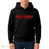 Bulletproof Black Lives Matter Logo Kids Hoodie thumb 4