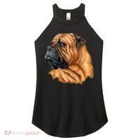 Bullmastiff Canine Dog Women's Perfect Tri Rocker Tank thumb 0