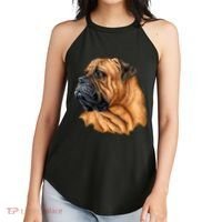 Bullmastiff Canine Dog Women's Perfect Tri Rocker Tank thumb 2