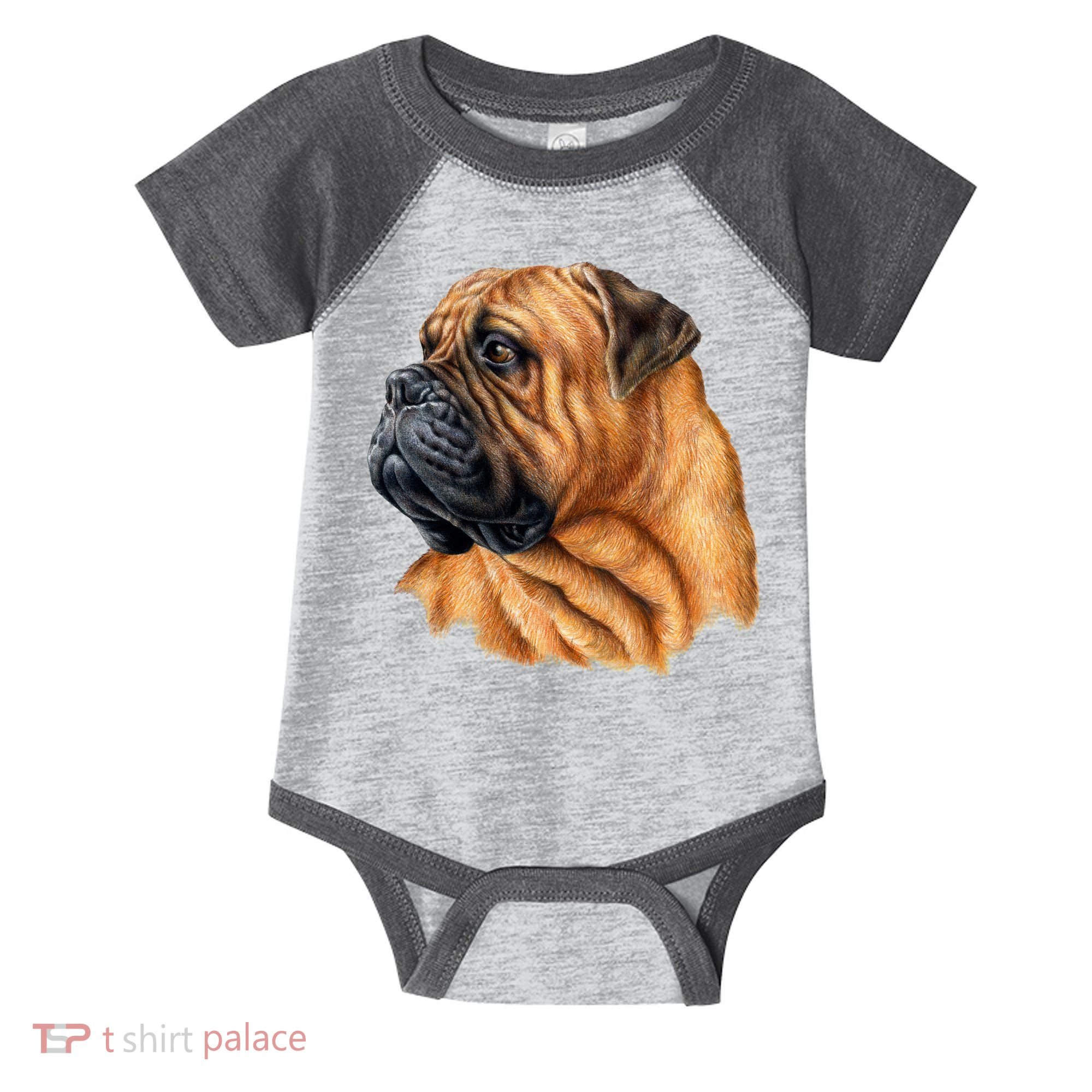 Bullmastiff Canine Dog Infant Baby Jersey Bodysuit