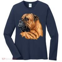 Bullmastiff Canine Dog Women's Long Sleeve Shirt thumb 0