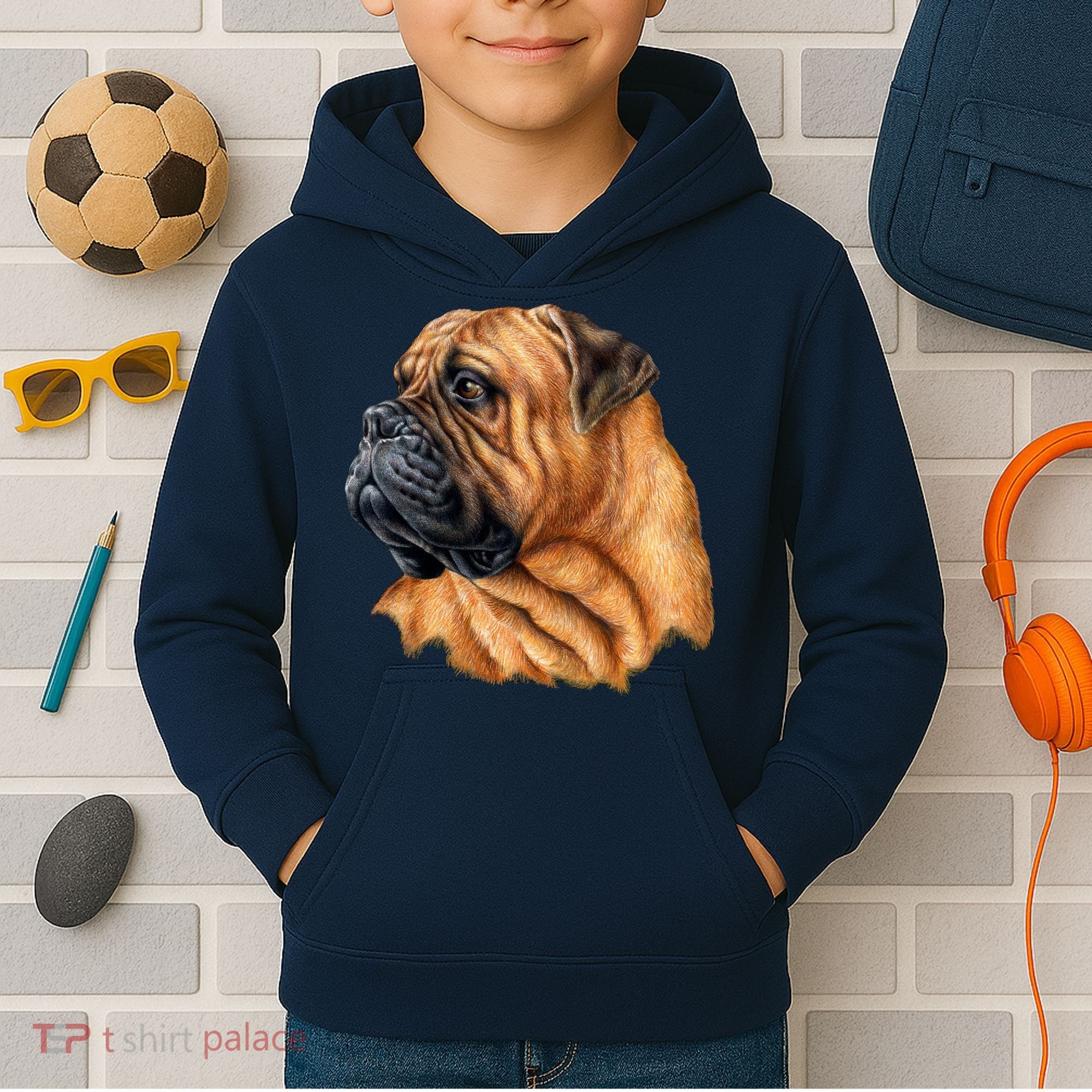 Bullmastiff Canine Dog Kids Hoodie