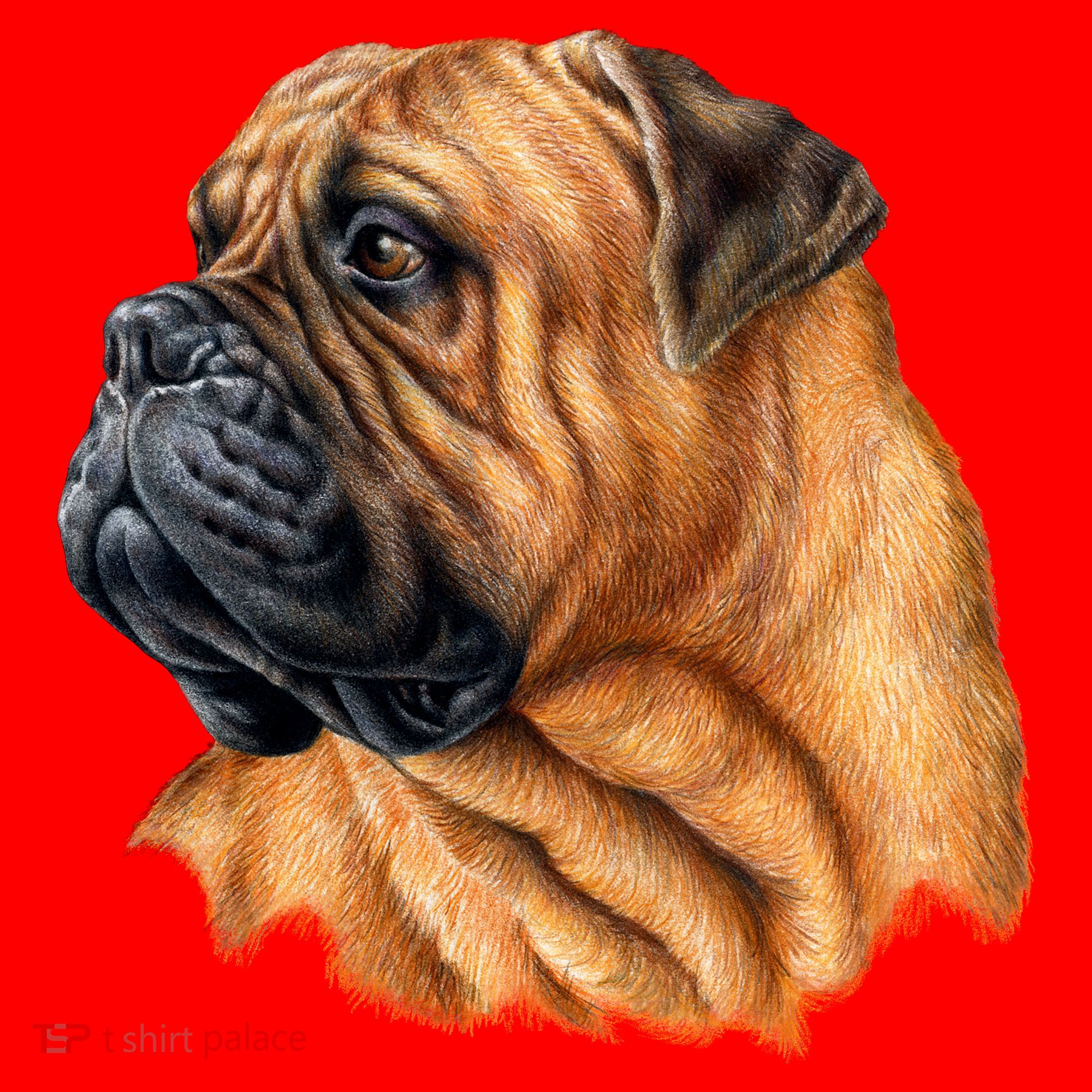 Bullmastiff Canine Dog Santa Hat