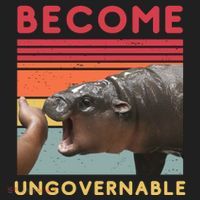 Become Ungovernable Moo Deng Hippo Women's Sweatshirt thumb 2