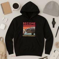Become Ungovernable Moo Deng Hippo Hoodie thumb 3