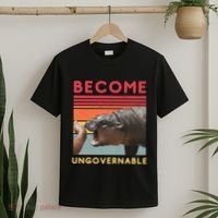 Become Ungovernable Moo Deng Hippo T-Shirt thumb 2