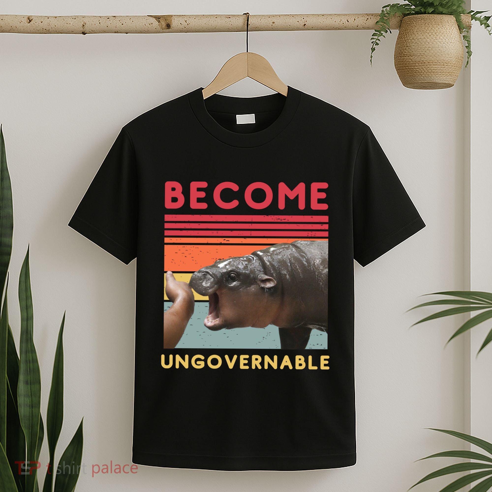 Become Ungovernable Moo Deng Hippo T-Shirt