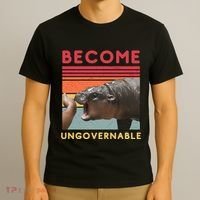 Become Ungovernable Moo Deng Hippo T-Shirt thumb 3
