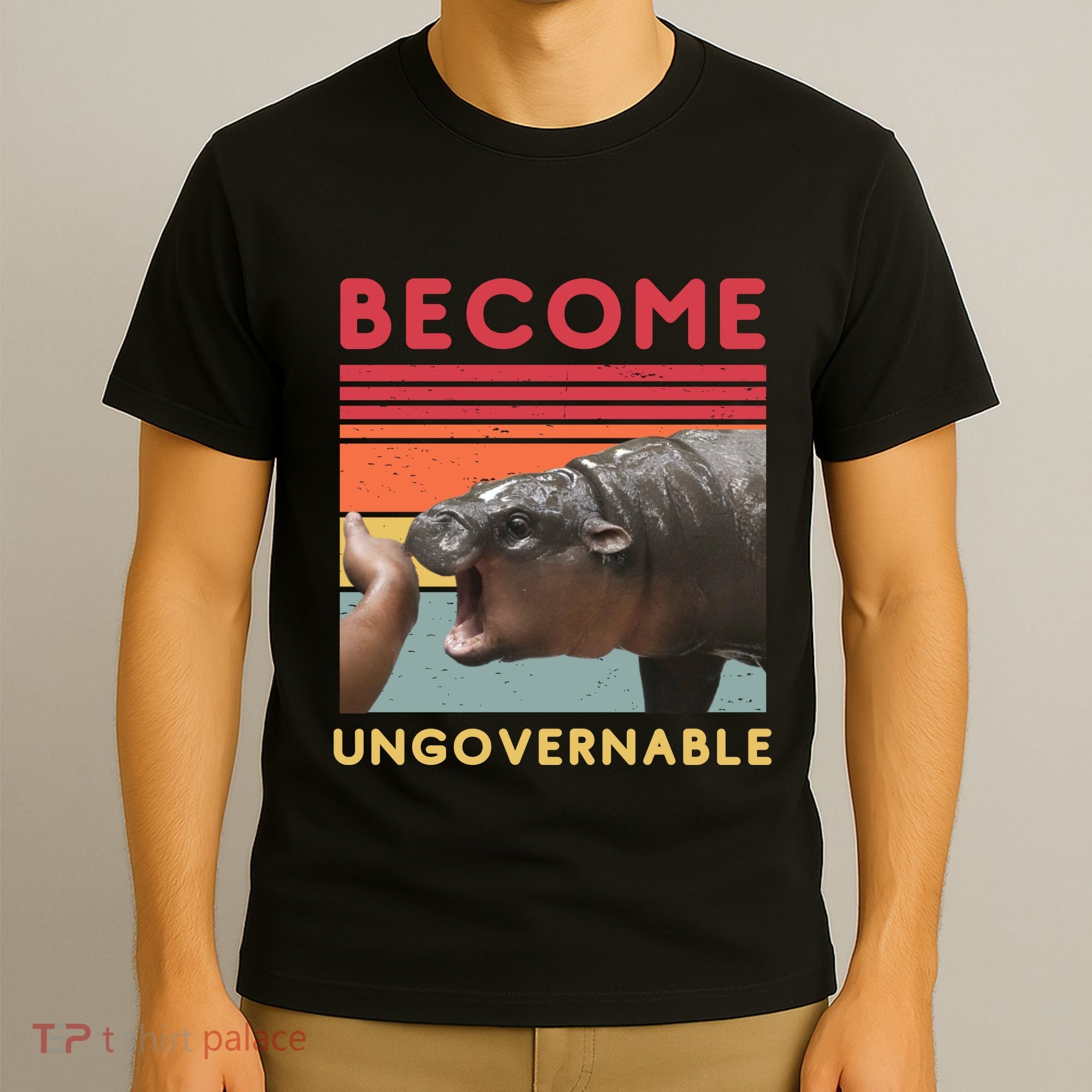 Become Ungovernable Moo Deng Hippo T-Shirt