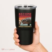 Become Ungovernable Moo Deng Hippo Tumbler thumb 2