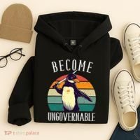 Become Ungovernable Meme Funny Penguin Hoodie thumb 4