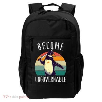 Become Ungovernable Meme Funny Penguin Backpack