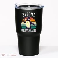 Become Ungovernable Meme Funny Penguin Tumbler thumb 0