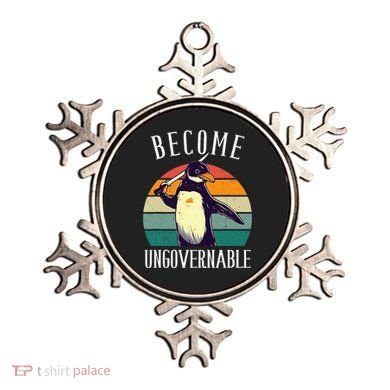 Become Ungovernable Meme Funny Penguin Ornament