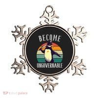 Become Ungovernable Meme Funny Penguin Ornament thumb 0