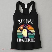 Become Ungovernable Meme Funny Penguin Women's Tank Top thumb 3