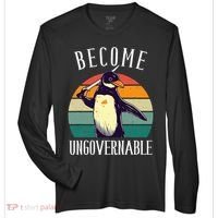 Become Ungovernable Meme Funny Penguin Zone Performance Long-Sleeve T-Shirt thumb 0