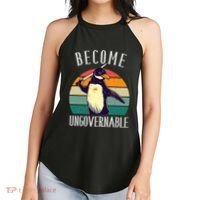 Become Ungovernable Meme Funny Penguin Women's Perfect Tri Rocker Tank thumb 2