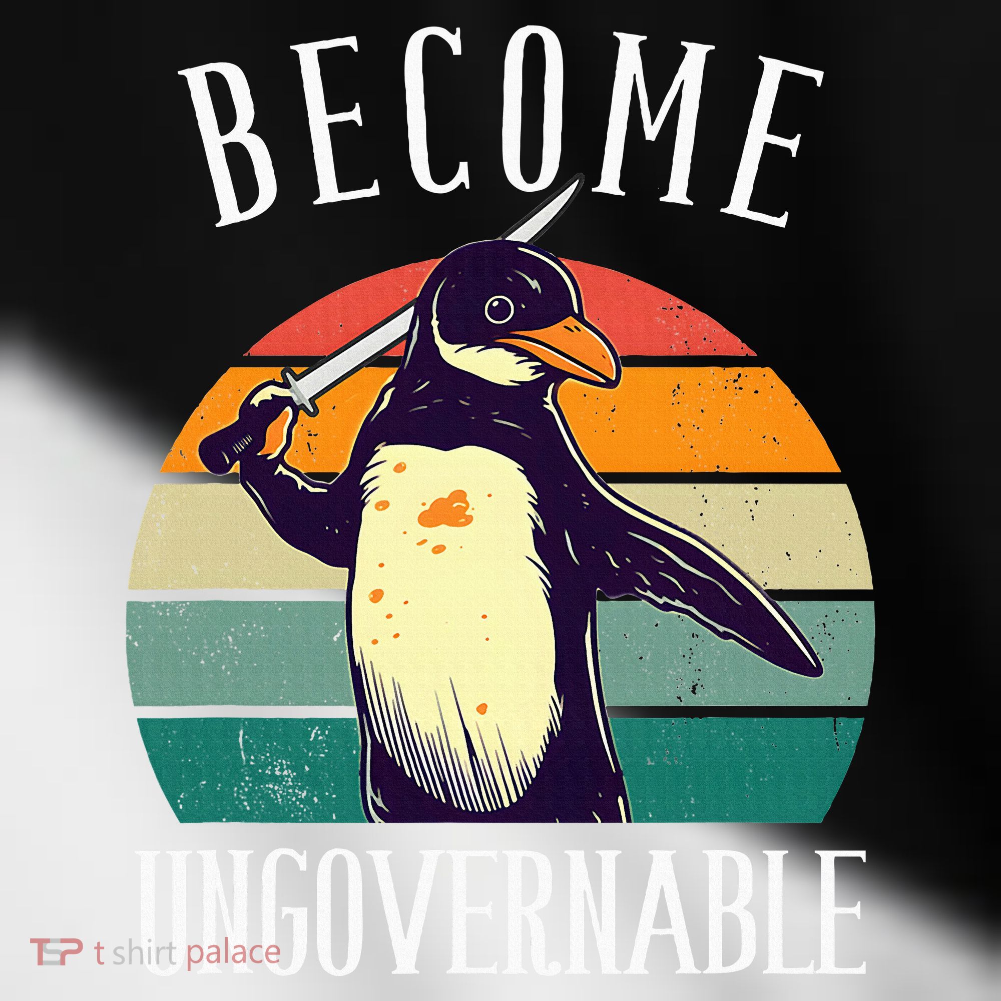 Become Ungovernable Meme Funny Penguin Toddler Fine Jersey T-Shirt