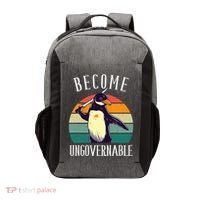 Become Ungovernable Meme Funny Penguin Vector Backpack thumb 0