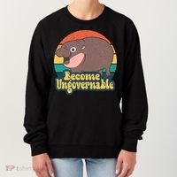 Become Ungovernable Moo Deng Humor Women's Sweatshirt thumb 0