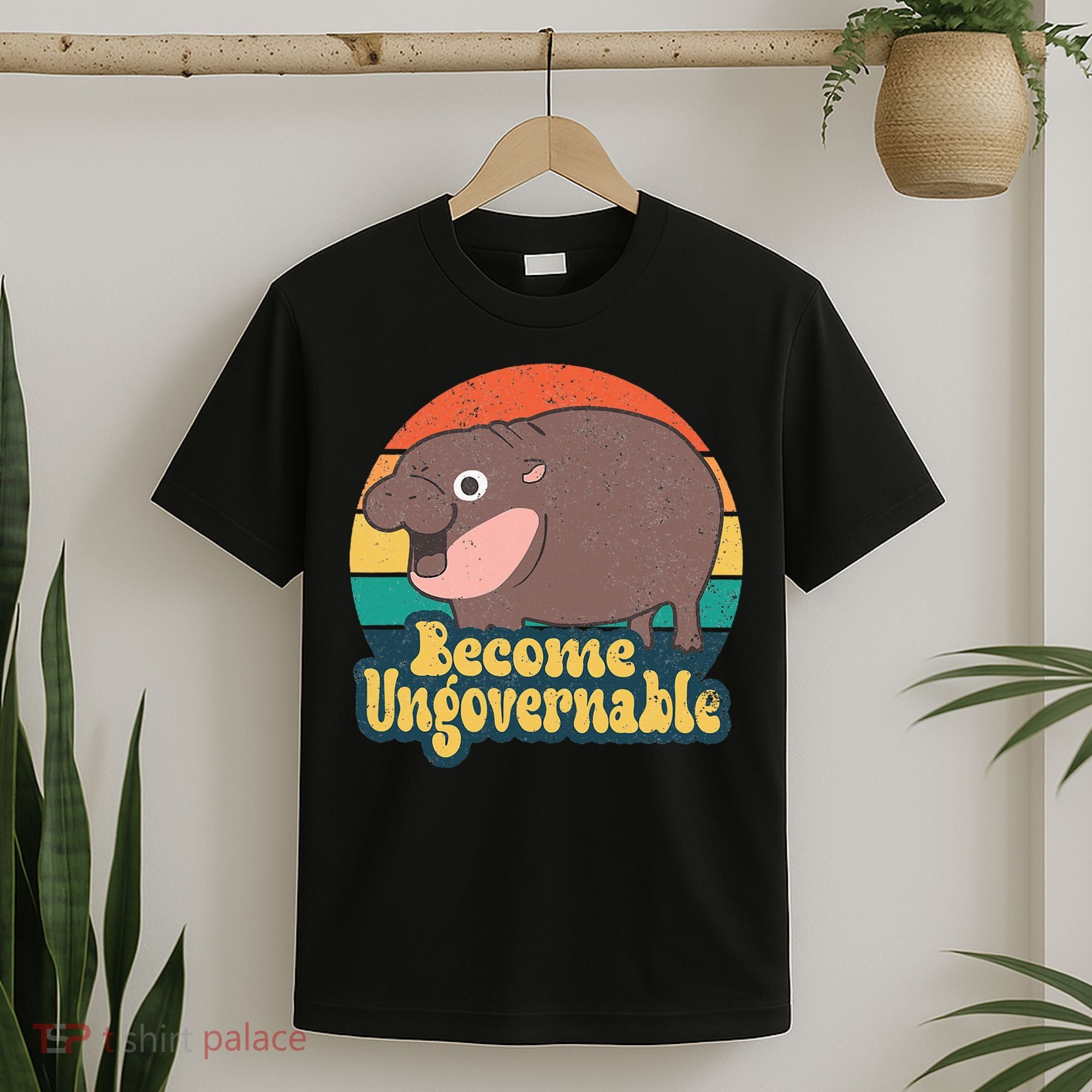 Become Ungovernable Moo Deng Humor T-Shirt