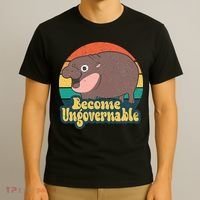 Become Ungovernable Moo Deng Humor T-Shirt thumb 3