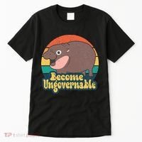 Become Ungovernable Moo Deng Humor Tall T-Shirt thumb 0
