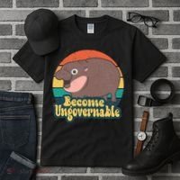 Become Ungovernable Moo Deng Humor Tall T-Shirt thumb 3
