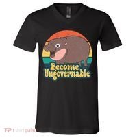 Become Ungovernable Moo Deng Humor V-Neck T-Shirt thumb 0