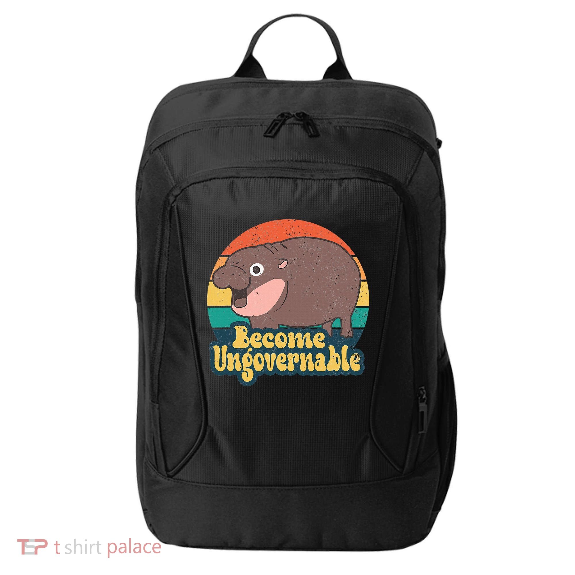 Become Ungovernable Moo Deng Humor City Backpack