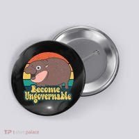 Become Ungovernable Moo Deng Humor Button thumb 0