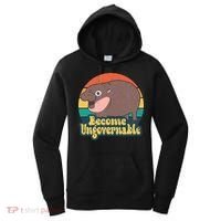 Become Ungovernable Moo Deng Humor Women's Hoodie thumb 0
