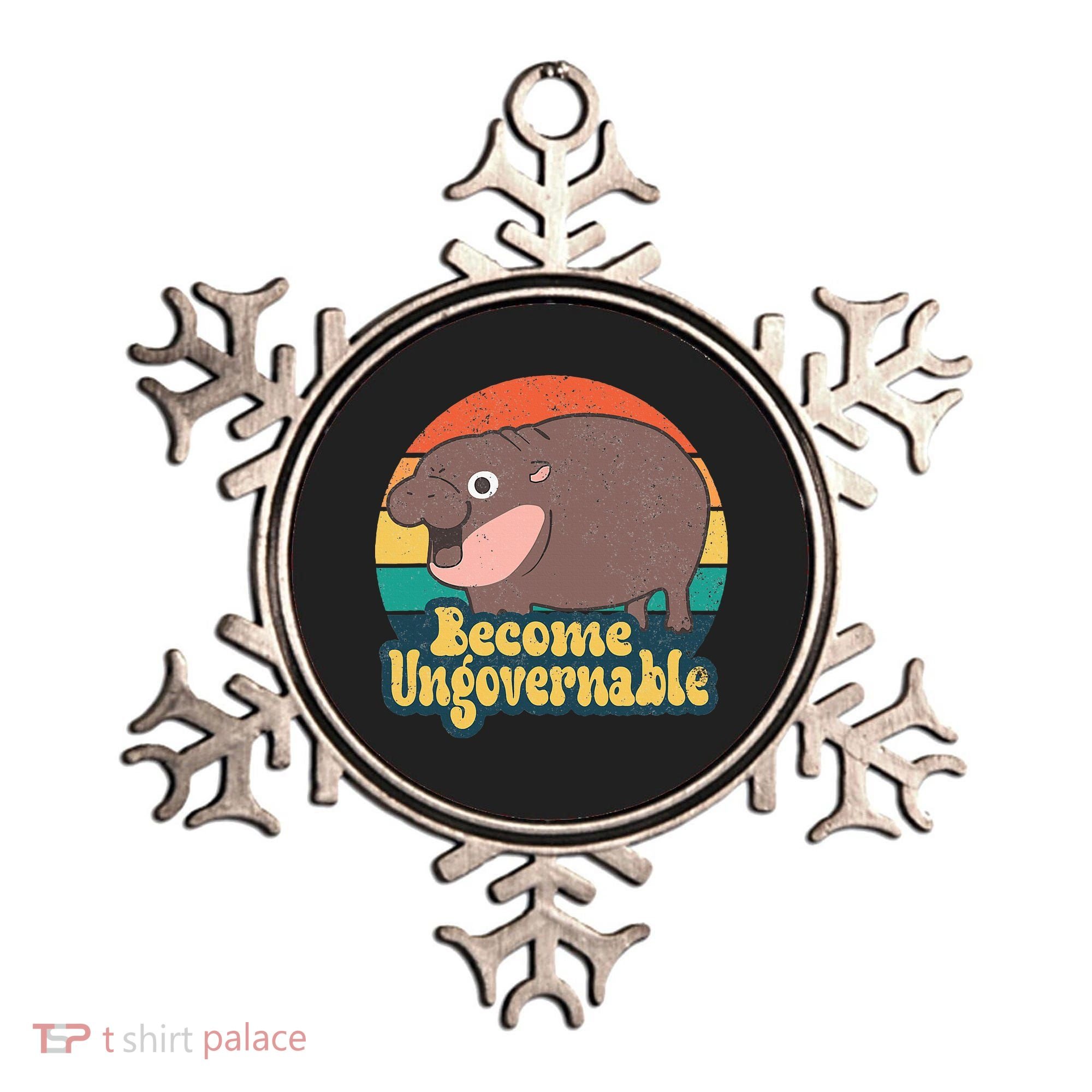 Become Ungovernable Moo Deng Humor Ornament