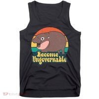 Become Ungovernable Moo Deng Humor Tank Top thumb 0