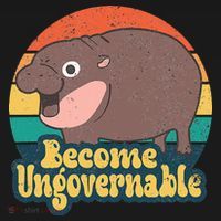 Become Ungovernable Moo Deng Humor Visor thumb 3