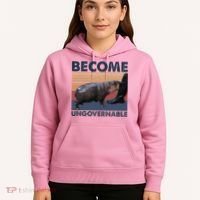Become Ungovernable Moo Deng Cute Baby Hippo Hoodie thumb 5