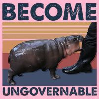 Become Ungovernable Moo Deng Cute Baby Hippo Coaster thumb 2