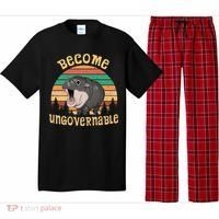 Become Ungovernable Moo Deng Baby Pygmy Hippo Pajama Set thumb 0