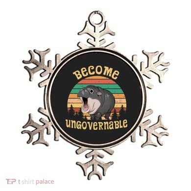 Become Ungovernable Moo Deng Baby Pygmy Hippo Ornament